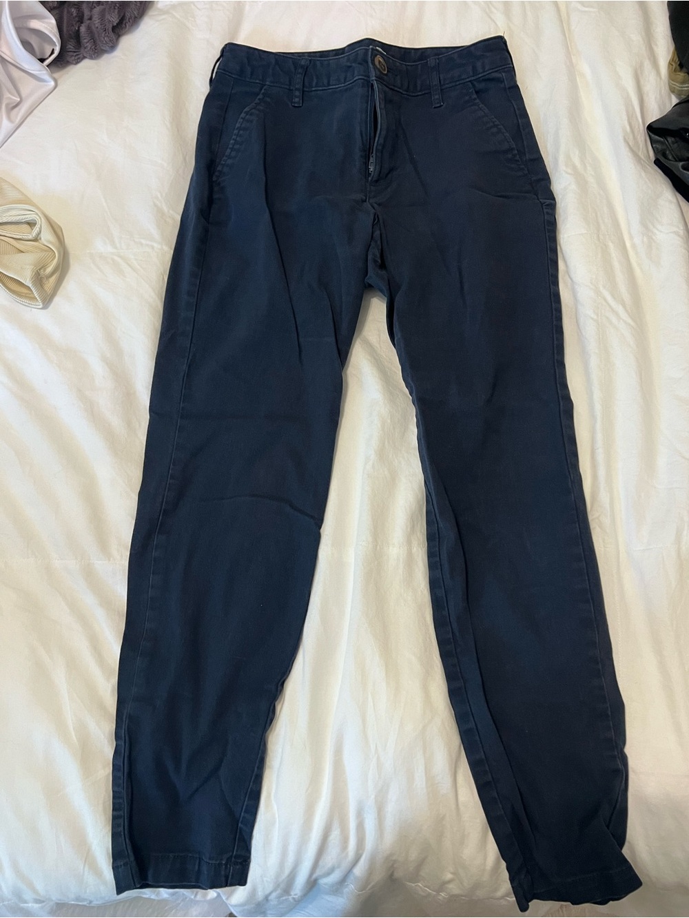Old Navy Navy High-Rise Skinny Pants